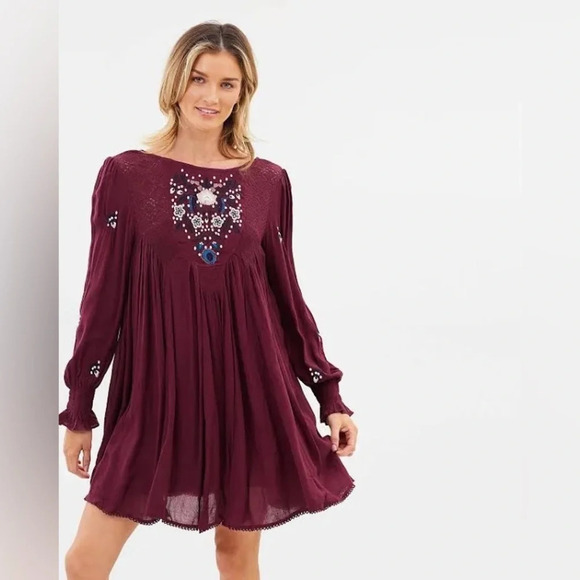 Free People Mohave A-Line Babydoll Dress - Picture 3 of 5